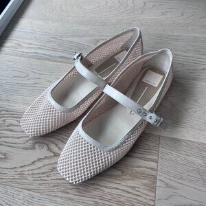 Dolce Vita Rodni Mesh Ballet Flats - Cream